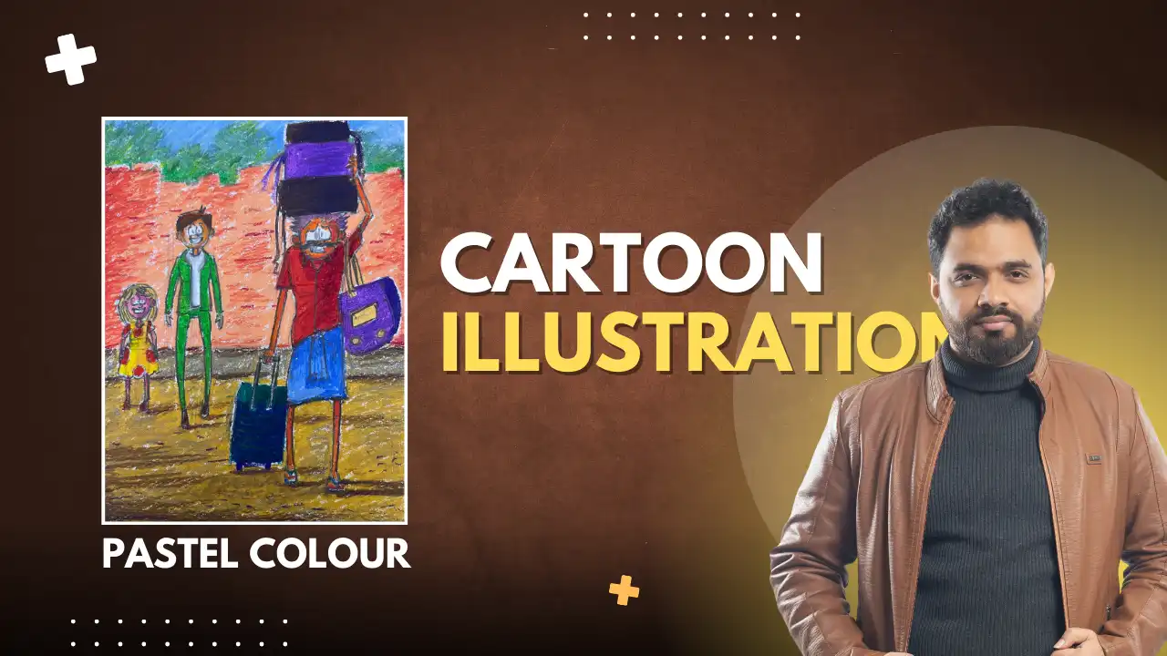 water colouring, real to cartoon (5)